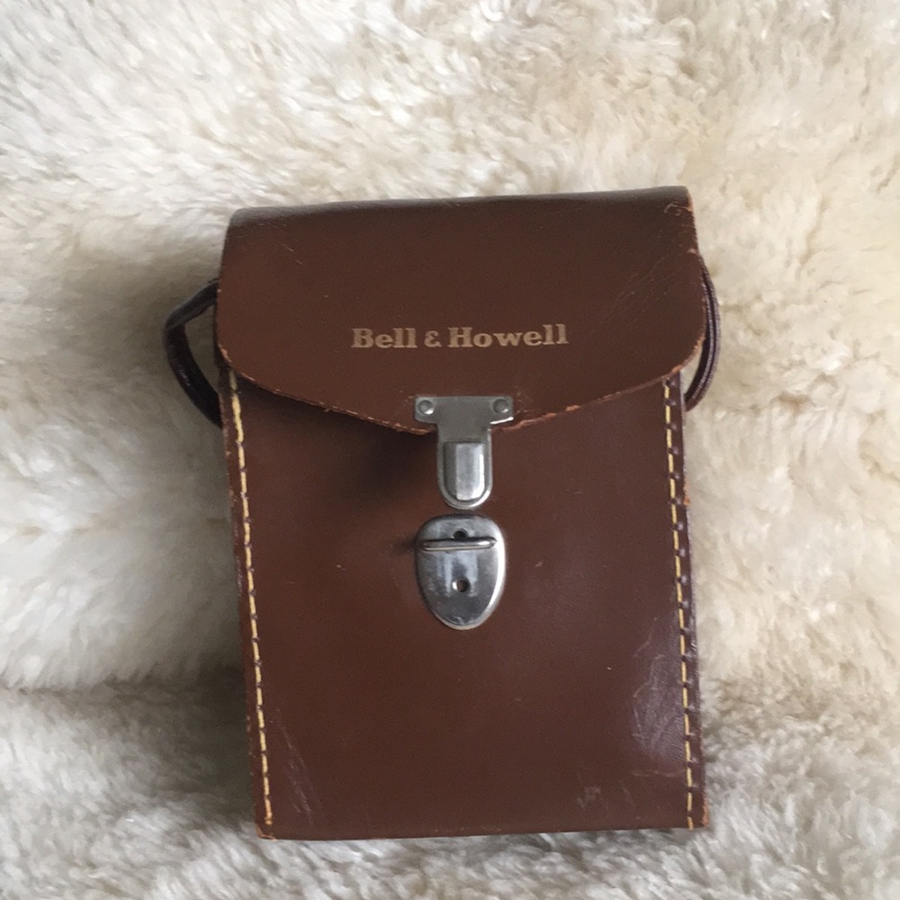 Bell & Howell vintage camera case mini cross body